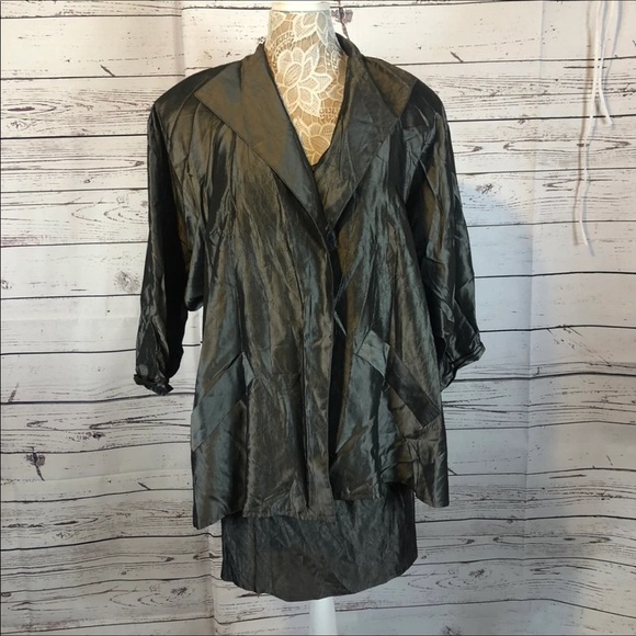 Vintage Jolie Madame strapless dress and matching coat size 12 - Picture 11 of 12